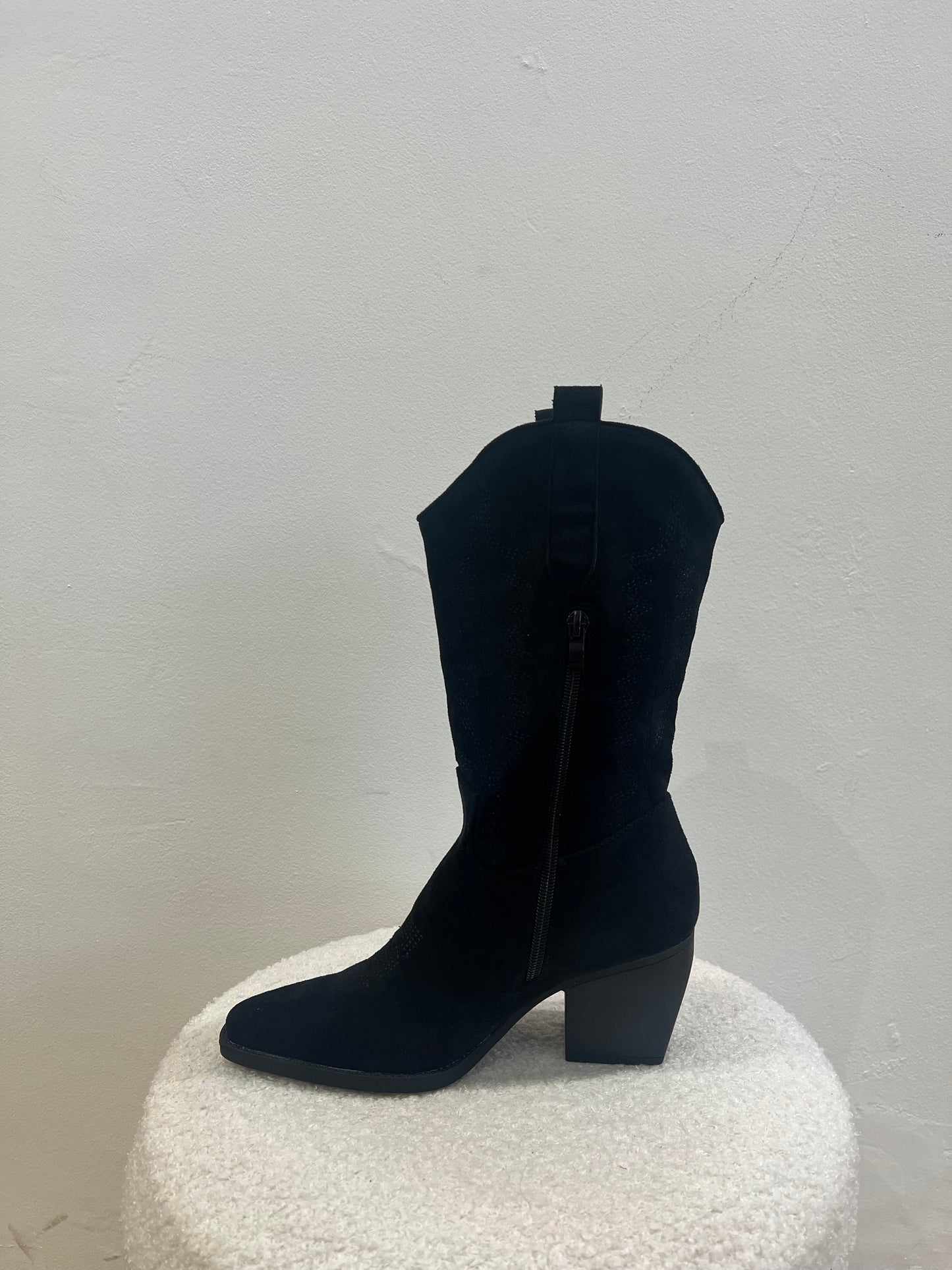 Britney cowboys boots zwart