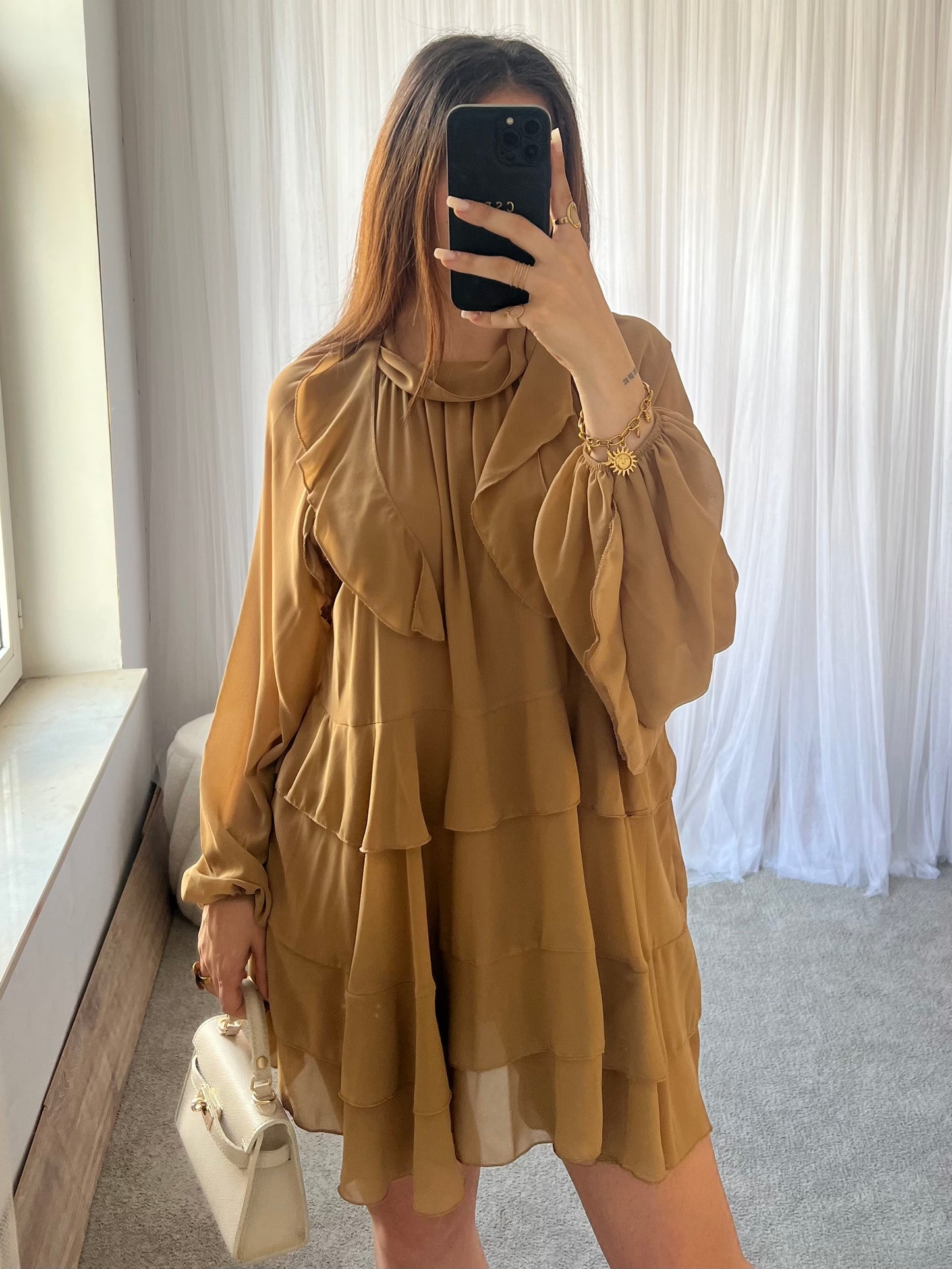 Kiana jurk camel