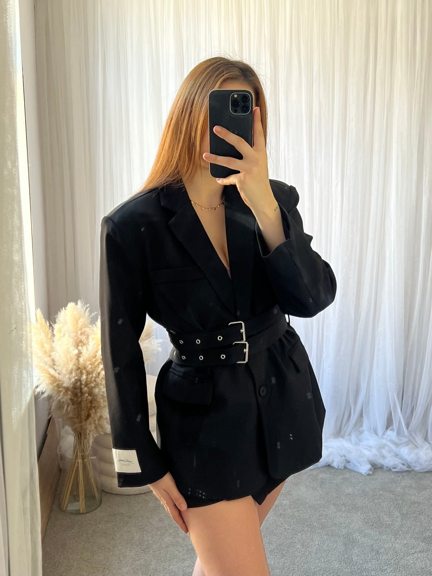 Lenka blazer zwart