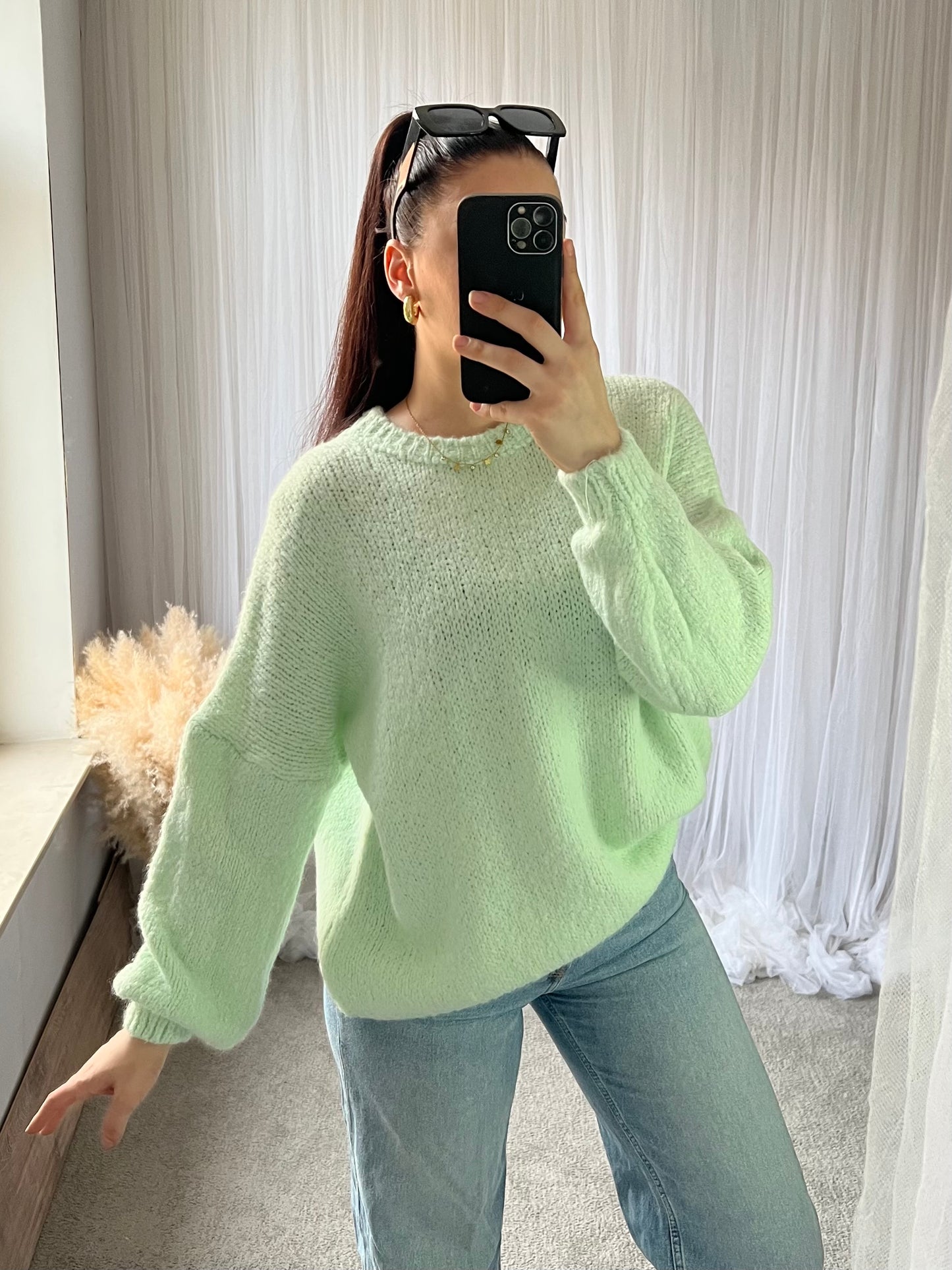 Eliza trui mint groen