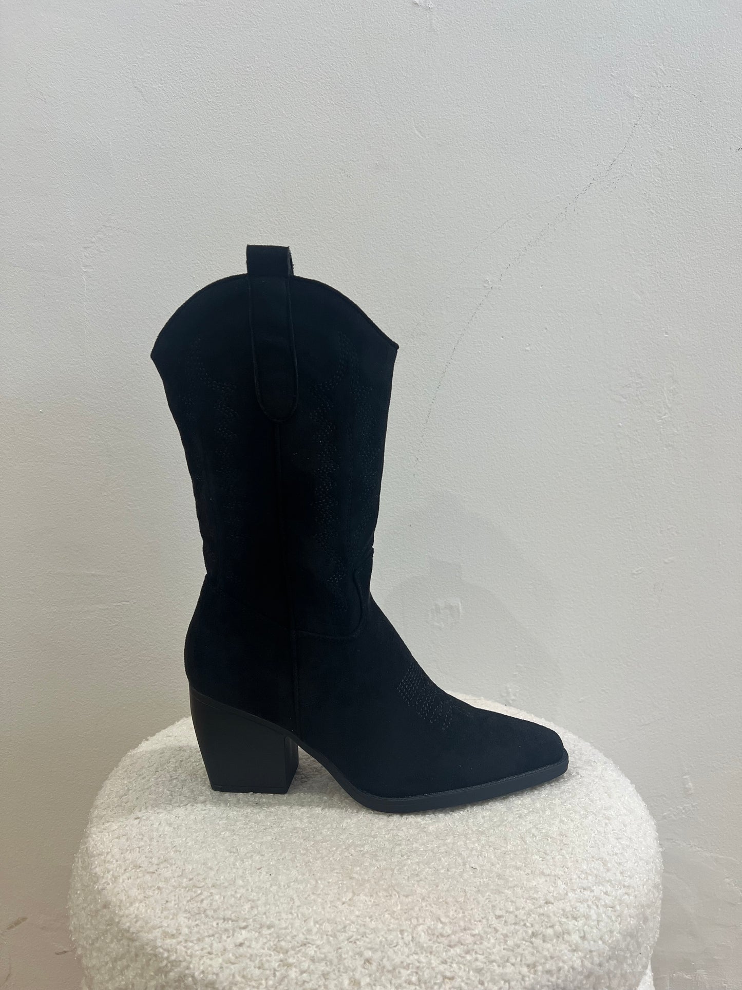 Britney cowboys boots zwart