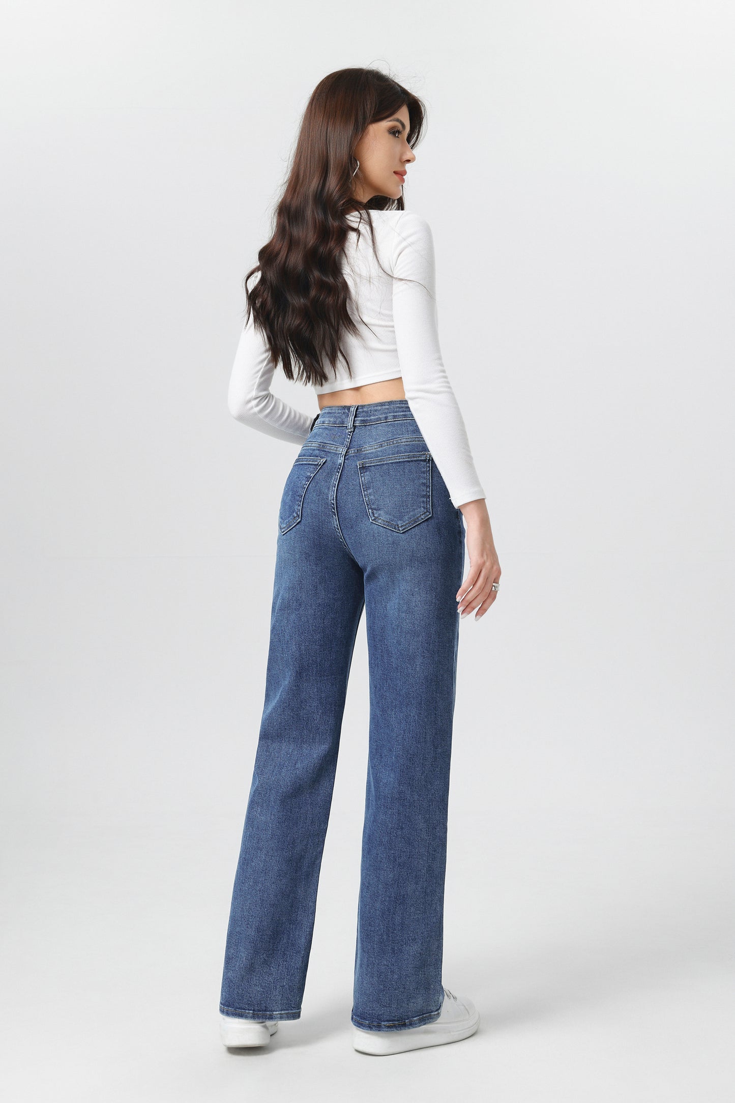 Wide leg jeans