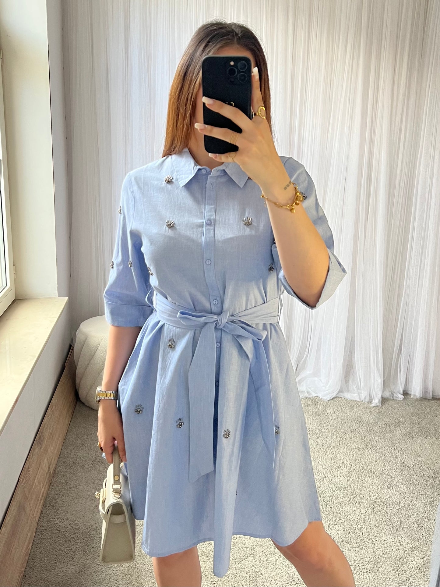 Inne jurk blauw