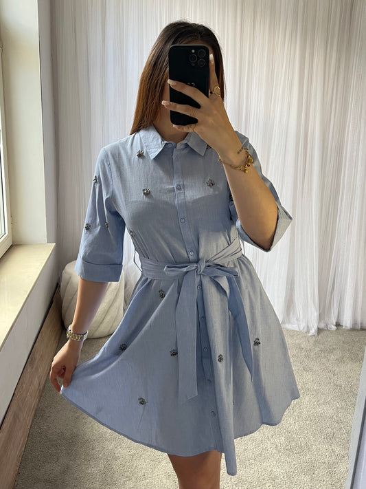 Inne jurk blauw