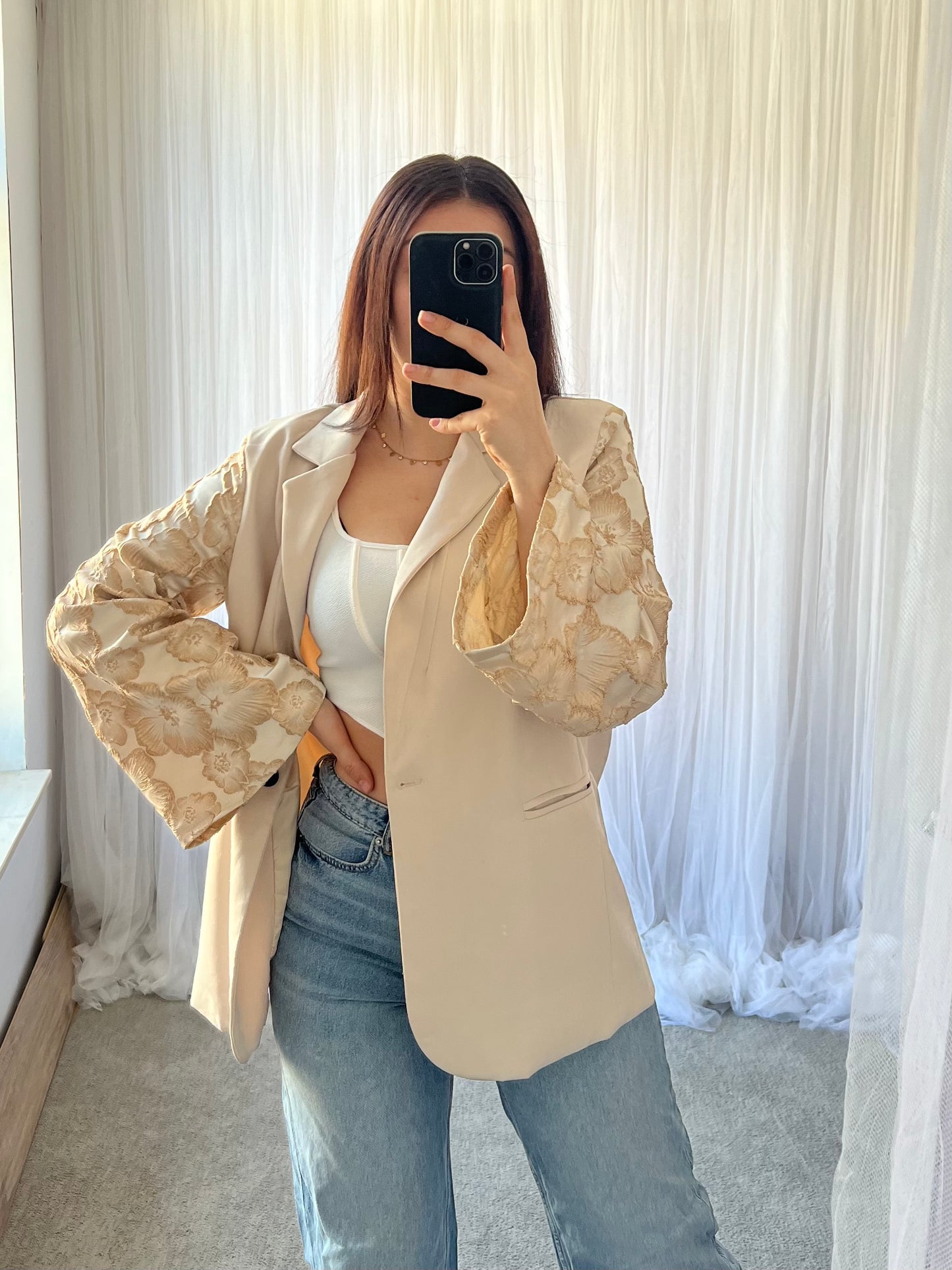 Zita blazer beige