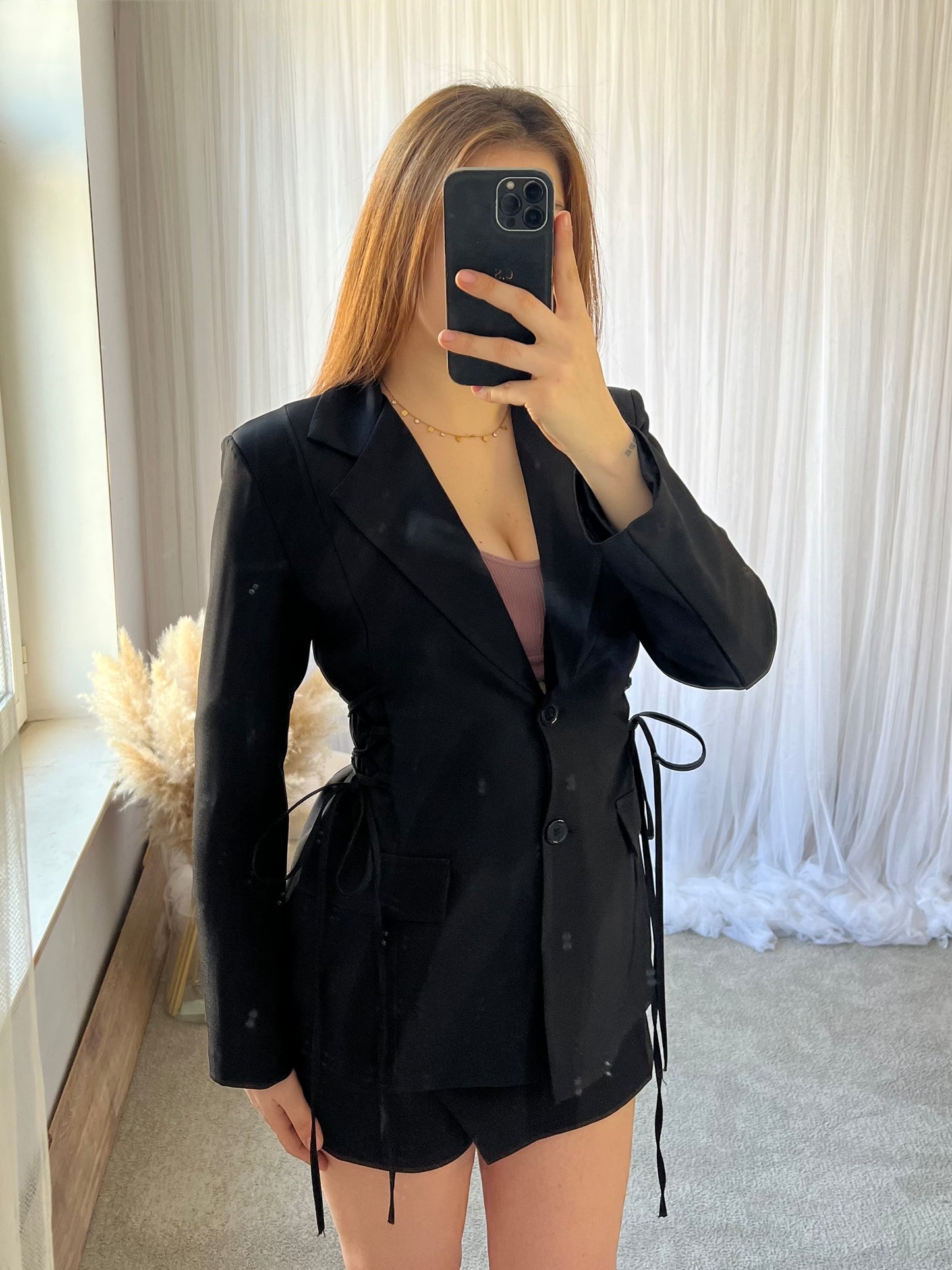 Lena blazer zwart