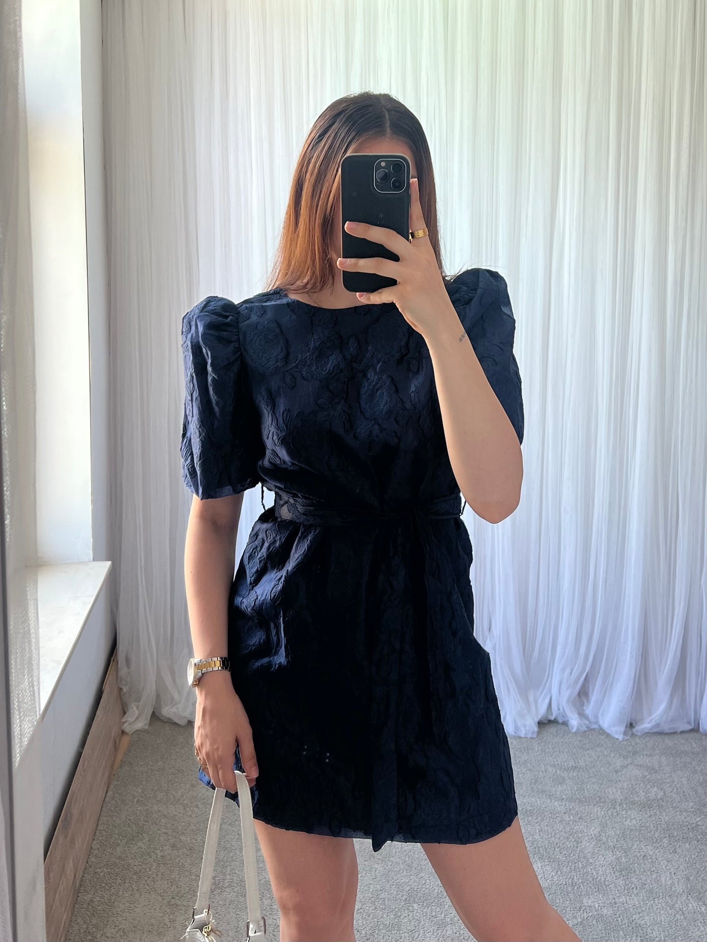 Linea jurk donkerblauw